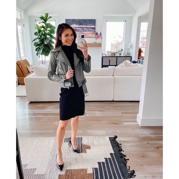 AllSaints BALFERN LEATHER BIKER JACKET - Picture 13 of 14